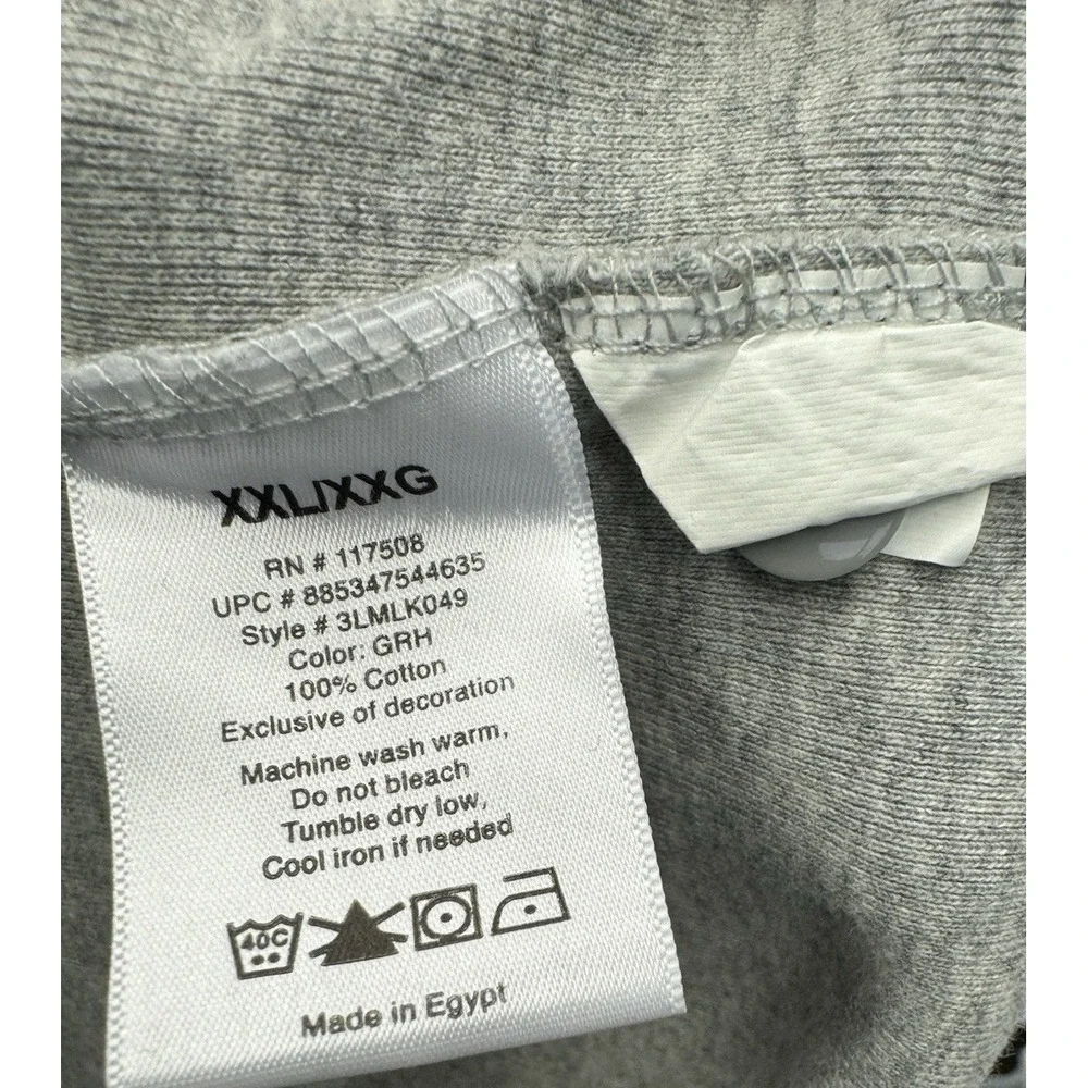 Levi's Long Sleeve Henley T-Shirt Men's Size 2XL Gray Camping Hiking Soft Cotton